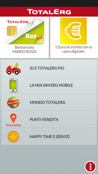 App TotalErg - Mobile App Italia - io sim mondo totalerg punti vendita